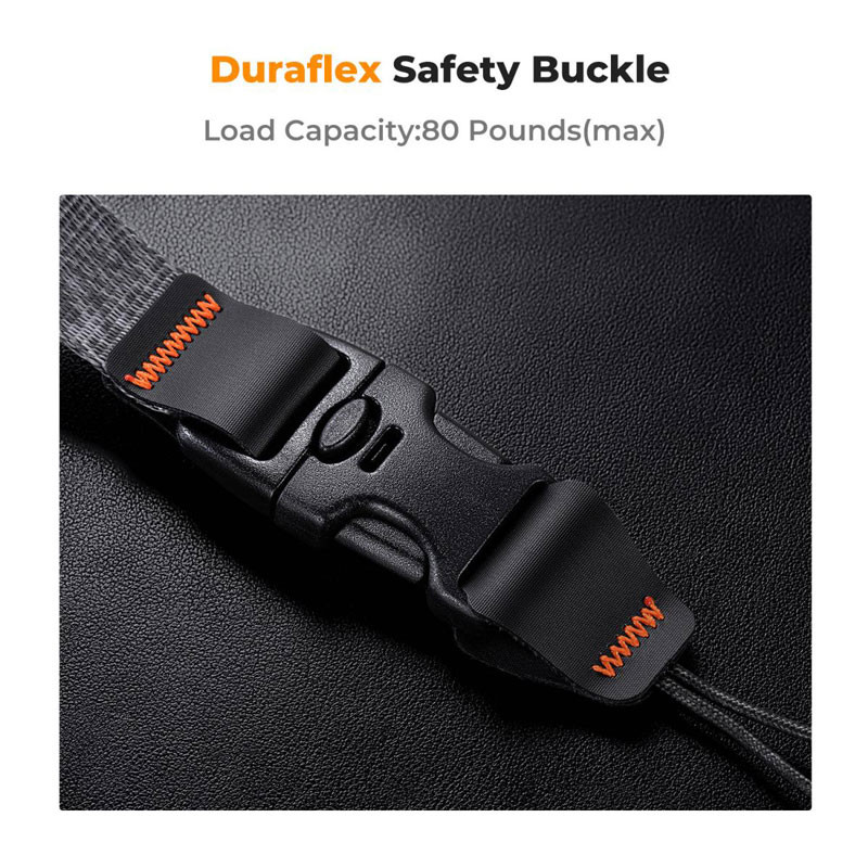 K&F Concept Duraflex Prémium nyakpánt (fekete)-2