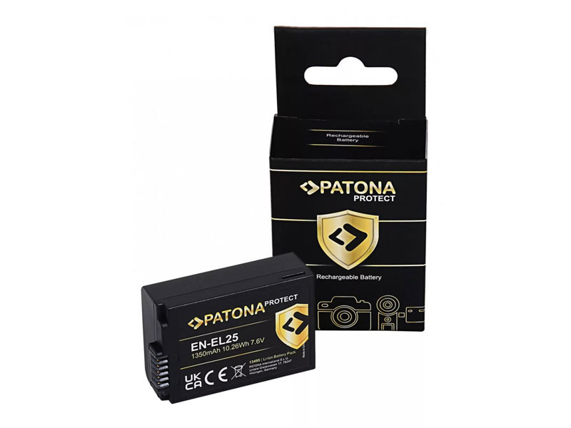 Patona Nikon EN-EL25 Z30/Z50/Z FC Protect akkumulátor 13495 1350mAh-0