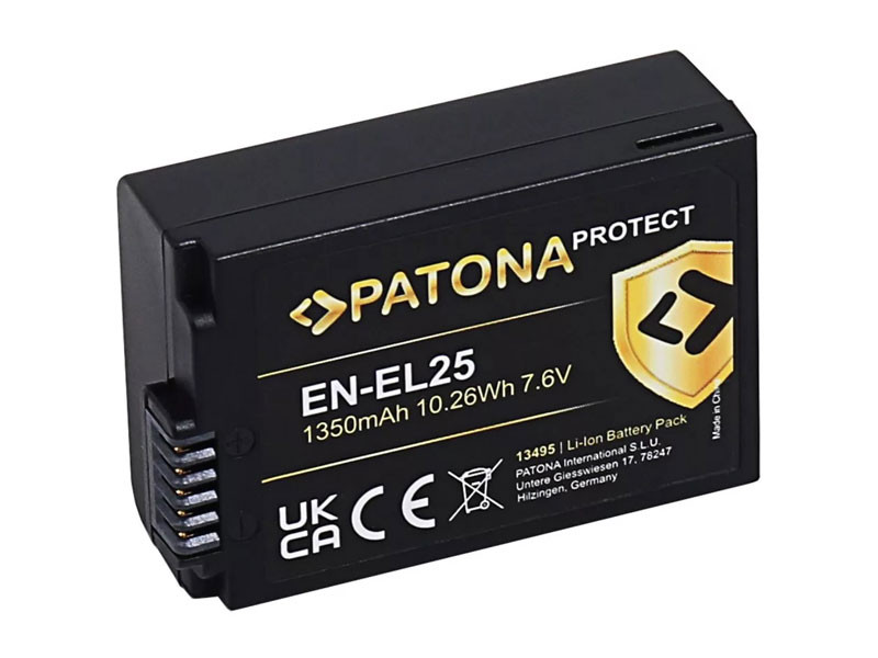 Patona Nikon EN-EL25 Z30/Z50/Z FC Protect akkumulátor 13495 1350mAh-1