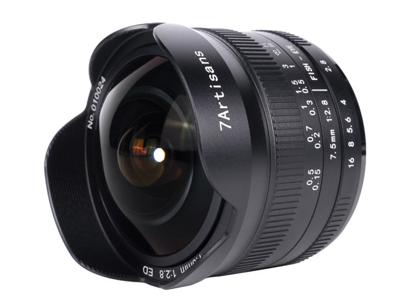 7Artisans 7.5mm f/2.8 Mark II fekete objektív (Nikon Z)-1