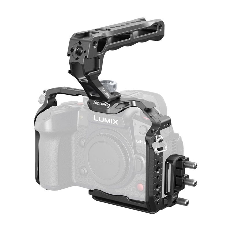 Smallrig 4825 Hawklock Quick Release Cage Kit Panasonic Lumix GH7 / GH6-hoz-0