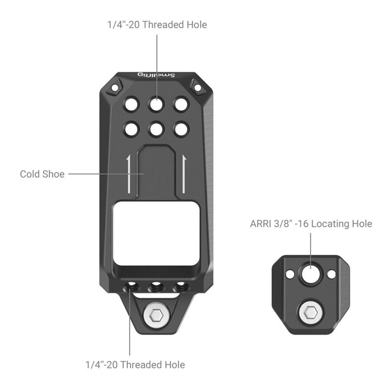 Smallrig 3990 Top Plate For Sony FX3 XLR-2