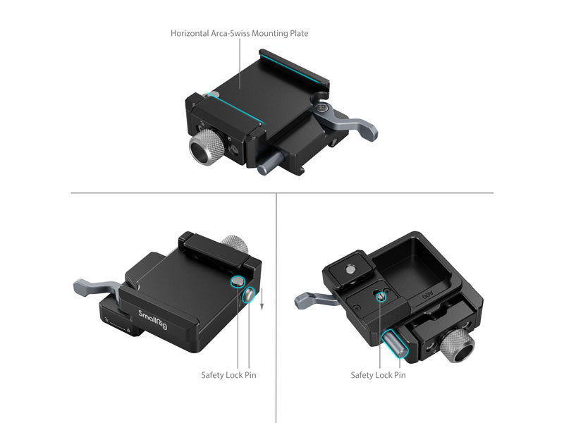 SmallRig Arca-Swiss Mount Plate for DJI RS 3 Mini-2