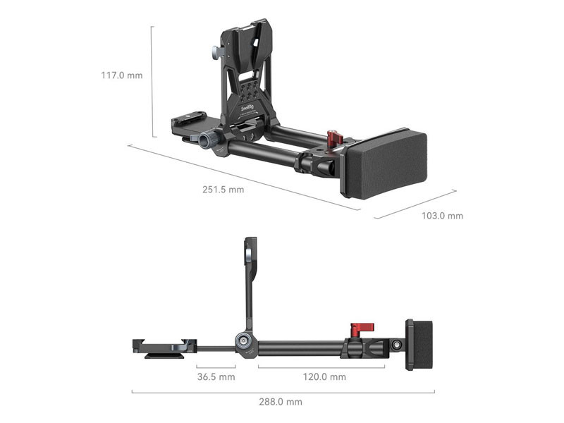 SmallRig Advanced Compact V-Mount Battery Mounting System-1