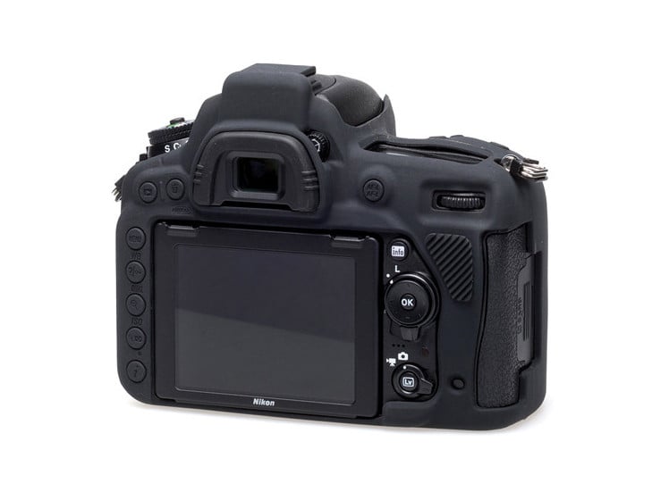 EasyCover Cameracase szilikon burkolat Nikon D750 vázhoz, fekete-4