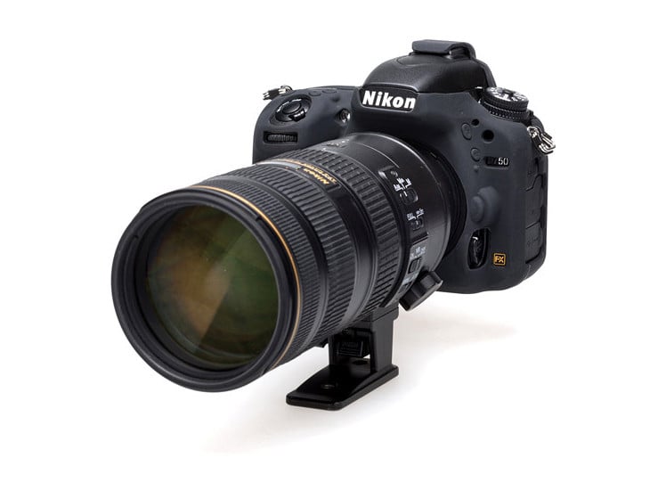 EasyCover Cameracase szilikon burkolat Nikon D750 vázhoz, fekete-5