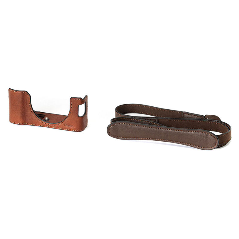 Smallrig 4699 Leather Half Case Kit For Fujifilm X100VI (barna)-1