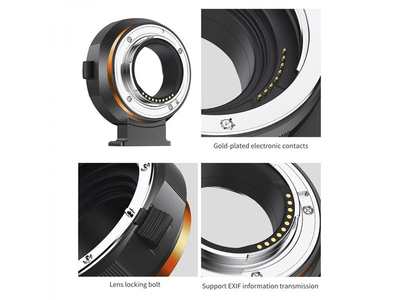 K&F K&F Concept Canon EF - Fujifilm X automata adapter-1