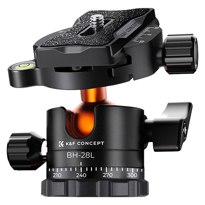 K&F Concept K234A1+BH-28L állványfej és kiegészítők-0