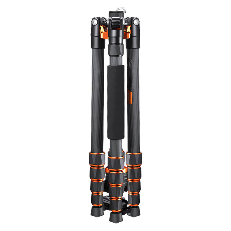 K&F Concept D255C4+BH-28L Tripod Gyors Cserelemez Készlettel-3