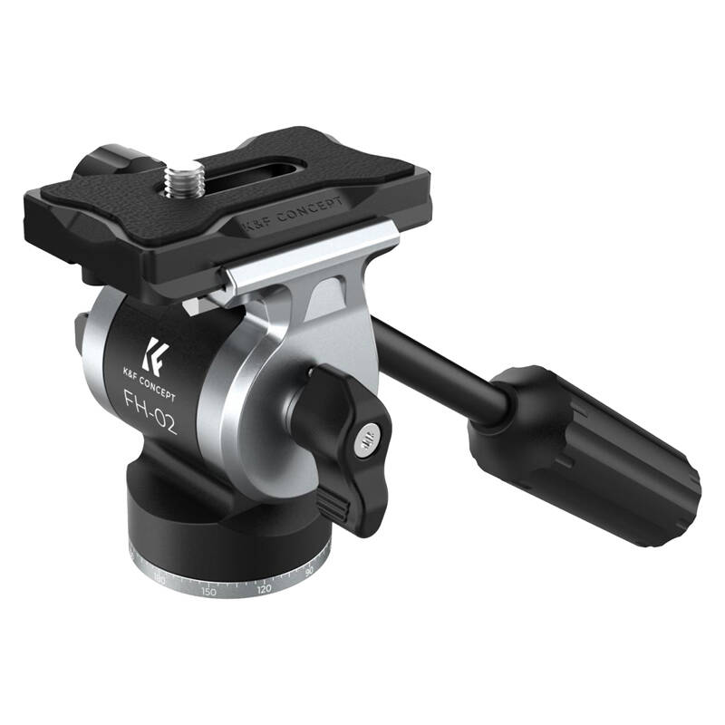 K&F Concept FH-02 állványfej karral-0
