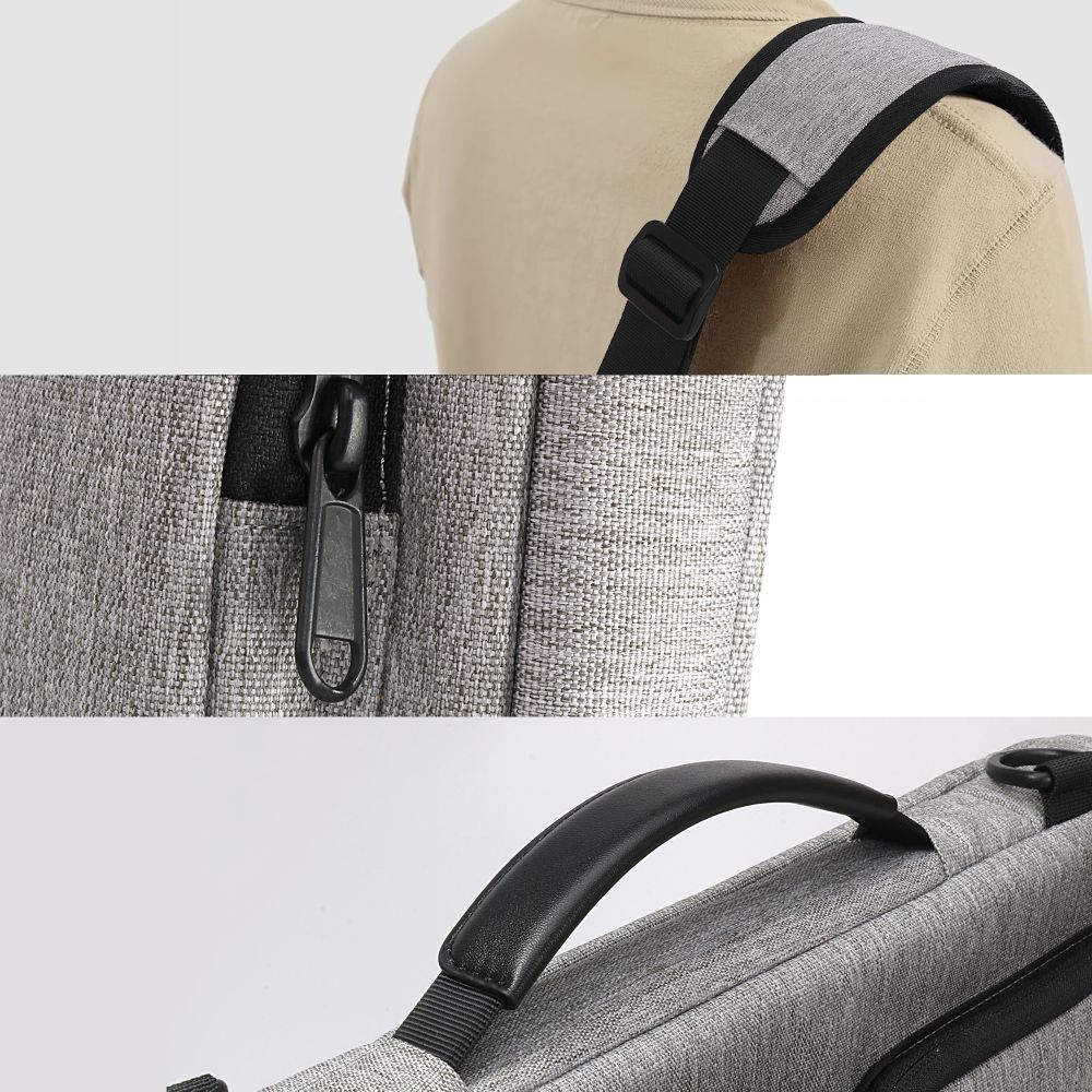 Tech-protect Defender Bag Laptop Táska 15-16 Crayon Grey,-4