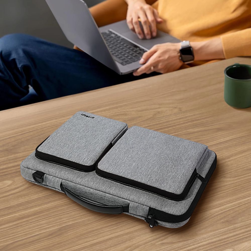 Tech-protect Defender Bag Laptop Táska 15-16 Crayon Grey,-10