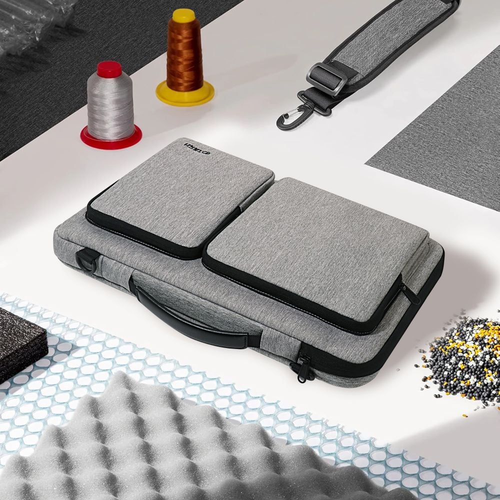 Tech-protect Defender Bag Laptop Táska 13-14 Crayon Szürke-3