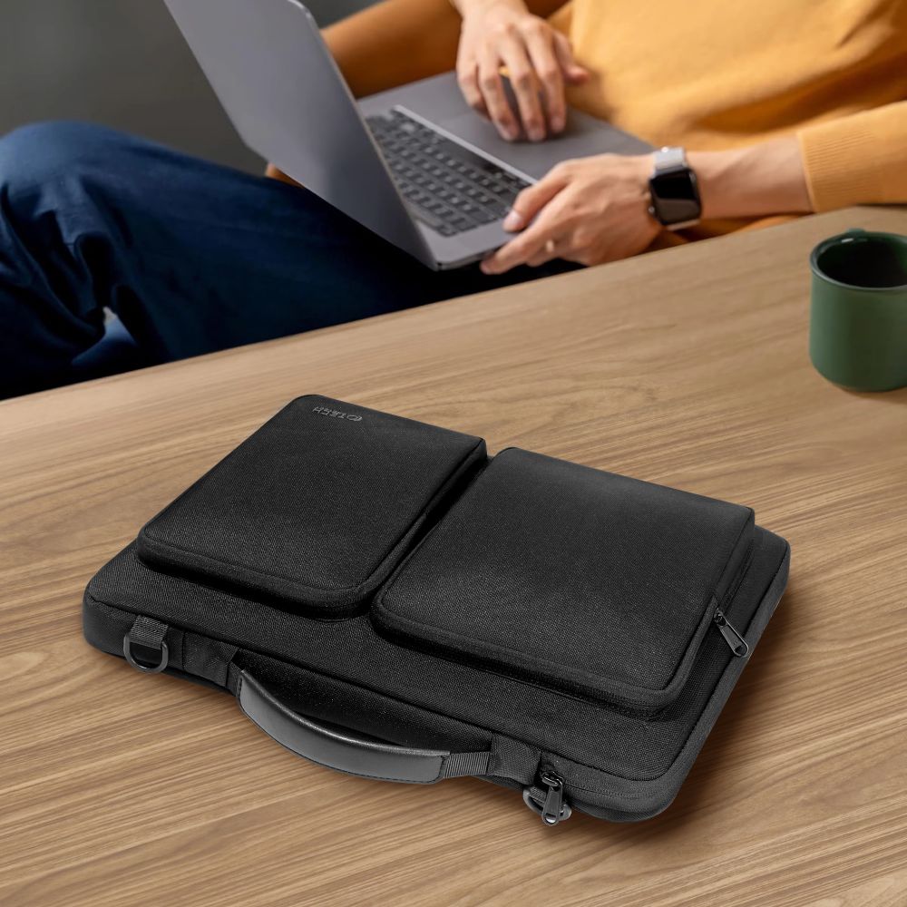 Tech-protect Defender Bag Laptop Táska 15-16 Fekete-9