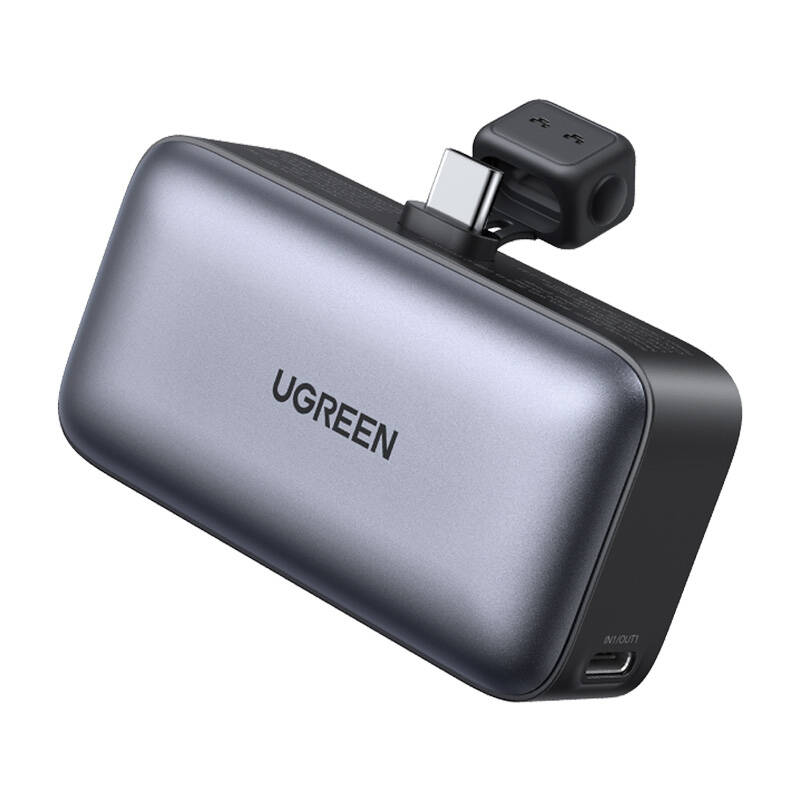 Powerbank 5000mAh Ugreen Nexode PB503, 20W (szürke)-0