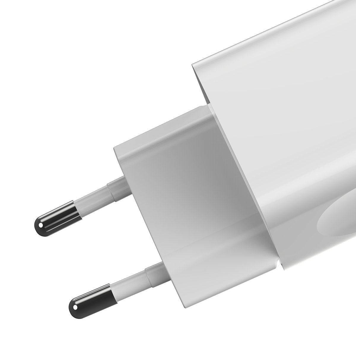 Baseus hálózati töltő, fali USB adapter 3.0 QC gyorstöltéssel fehér színben 24W-9