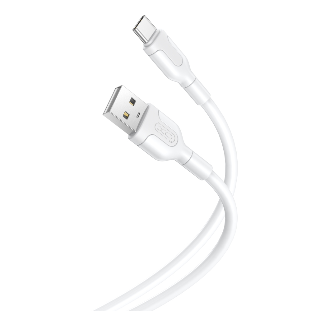 XO NB212 USB - USB-C kábel 1 m 2,1 A fehér-0