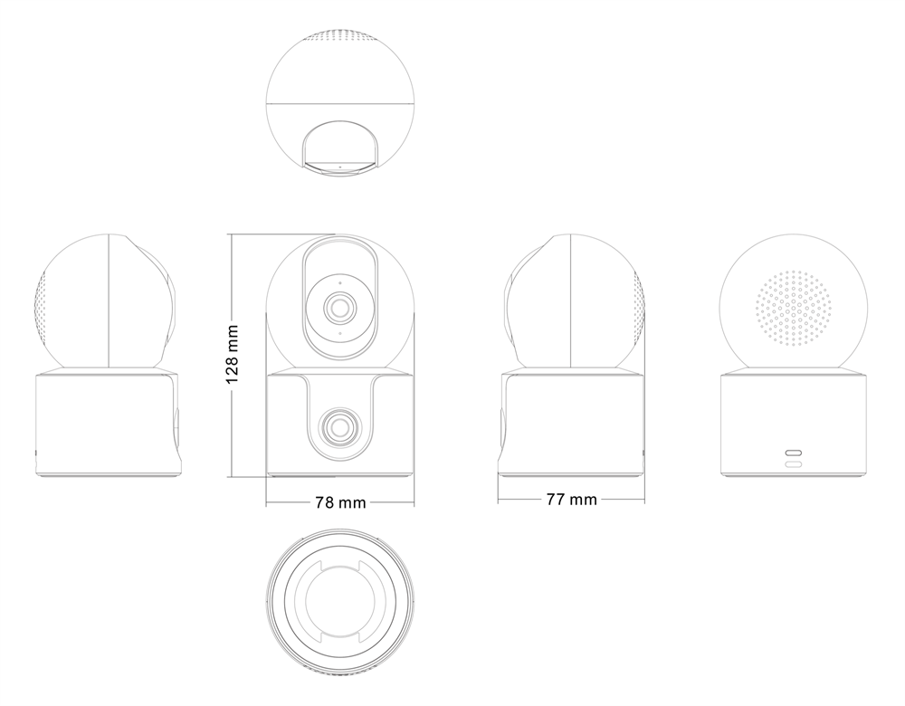 Xiaomi Smart Kamera Dual C500 2K EU BHR8755EU-2