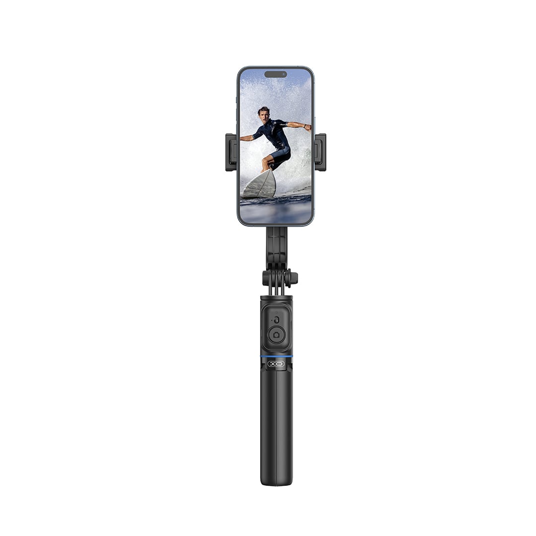 XO szelfi bot Bluetooth mobiltelefon állvány SS13 fekete 106cm-0