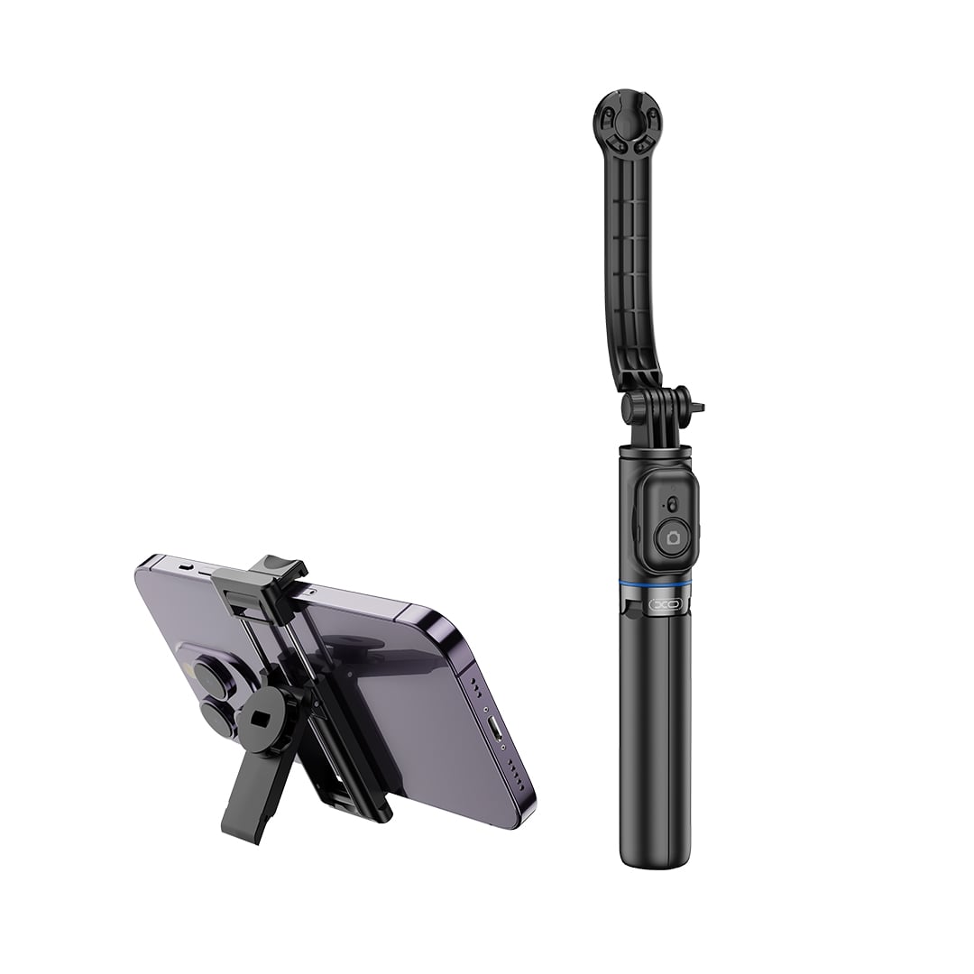 XO szelfi bot Bluetooth mobiltelefon állvány SS13 fekete 106cm-3