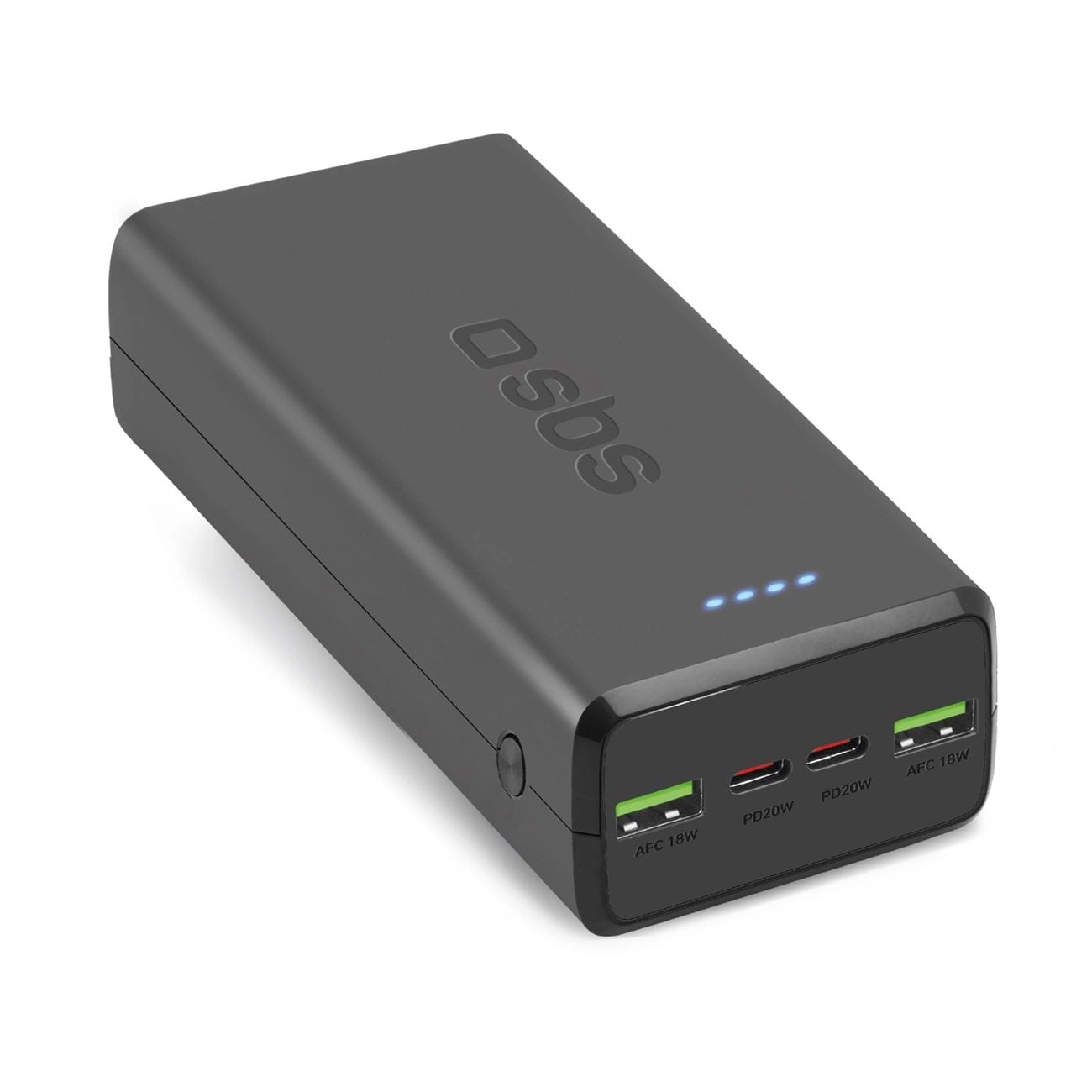 SBS TTBB30000PD20K powerbank 30 000 mAh, 2 USB, Fekete-0