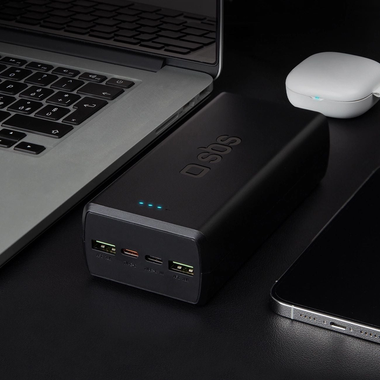 SBS TTBB30000PD20K powerbank 30 000 mAh, 2 USB, Fekete-7