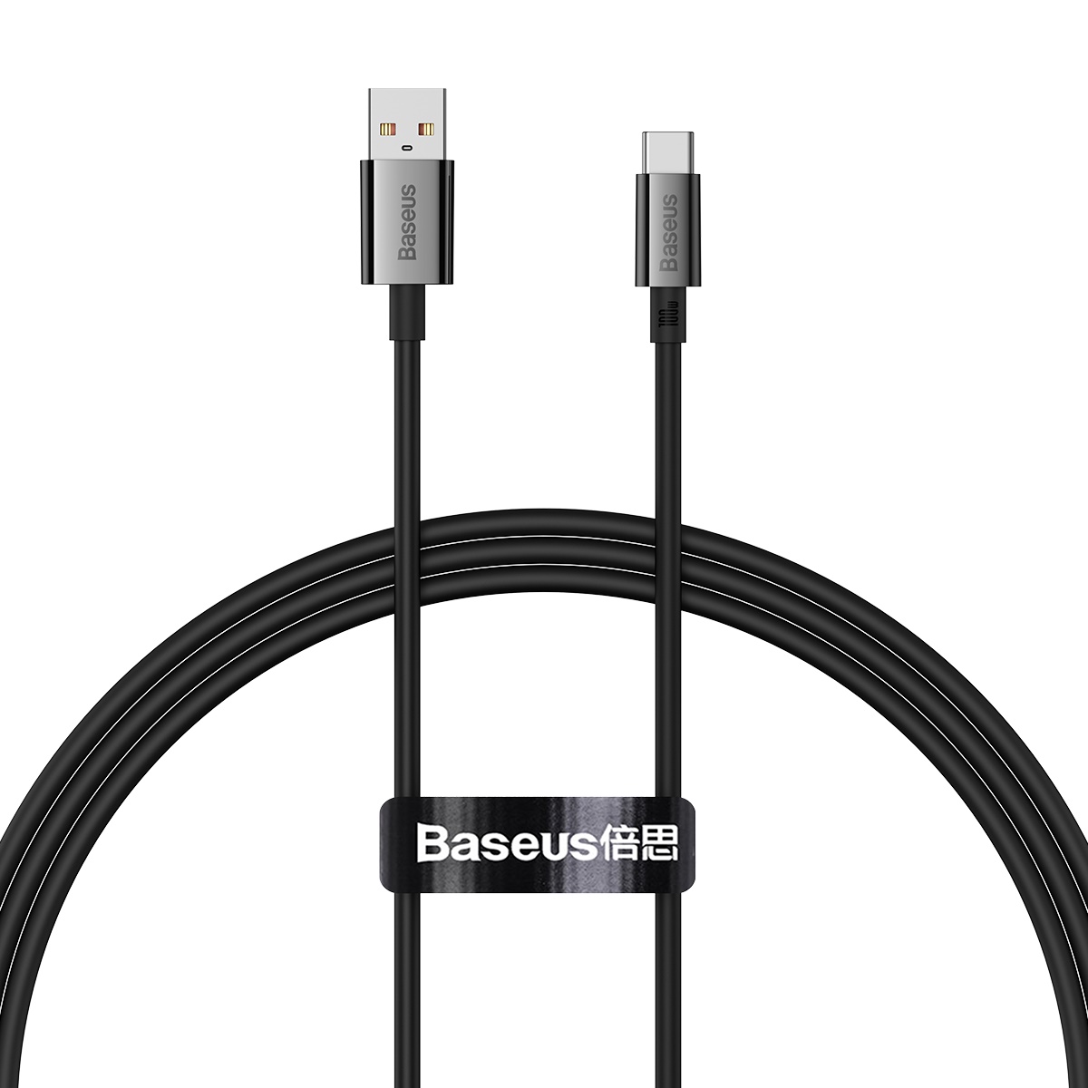 Baseus Superior USB - USB-C kábel, 100W, 1m (fekete)-0