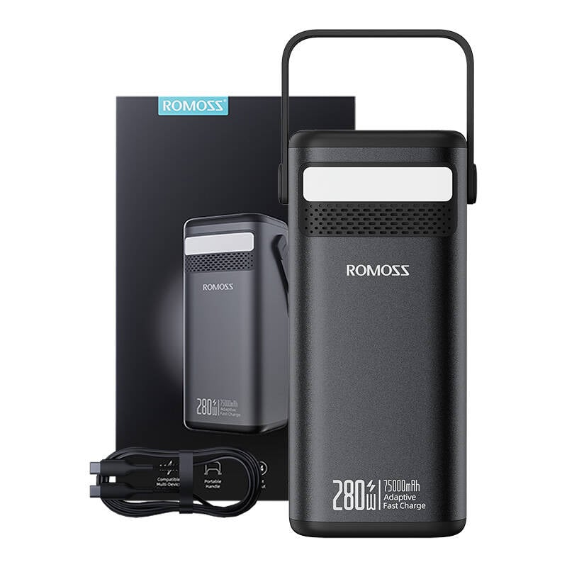 Powerbank Romoss PMT75-DC 75000mAh 280W (fekete)-3