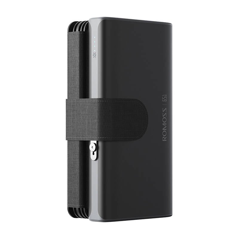 Solar Powerbank ROMOSS 30000mAh 65W Fekete-2