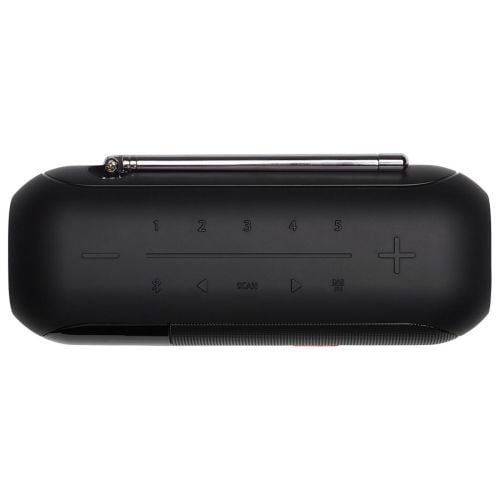 JBL Tuner 2 hordozható Bluetooth hangszóró FM/DAB/DAB+ fekete EU ( JBL-TNR2FM-BLK)-1