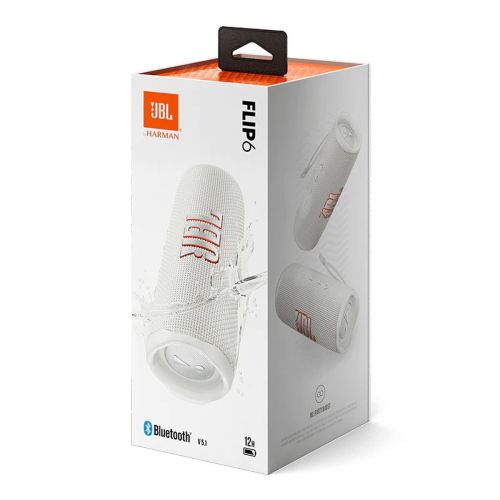 JBL Flip 6 Bluetooth hangszóró fehér EU (JBLFLIP6WHT)-1