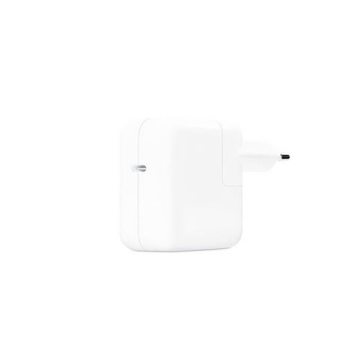 Apple 30W USB Type-C hálózati töltő kábel nélkül Fehér (MY1W2ZMA) gyári-0