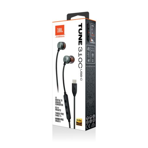 JBL Tune 310C Pure Bass fülhallgató (Type-C) Fekete EU (JBL-T310C-BLK)-3