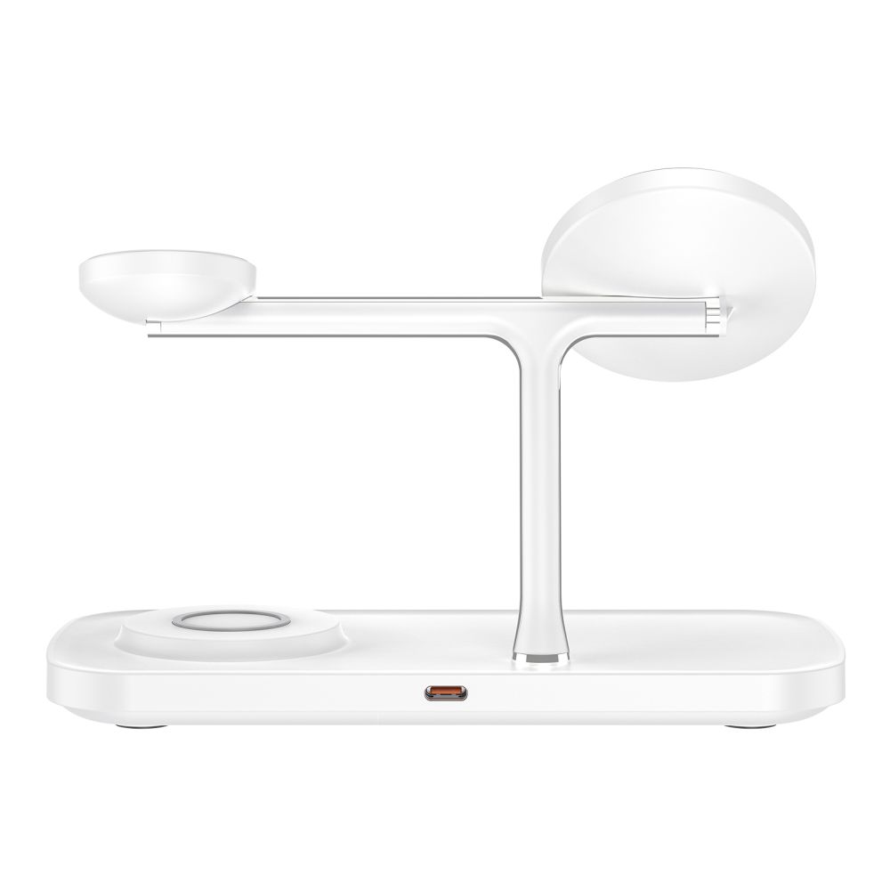 Tech-protect Qi15w-a45 3in1 Mágneses Magsafe Vezeték Nélküli Töltő Fehér-4