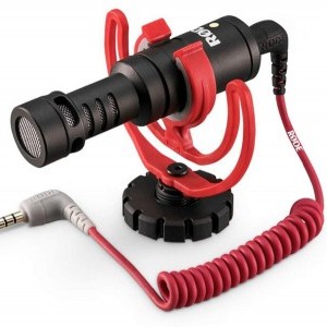 Rode VideoMicro mini kondenzátor mono videomikrofon, Rycote Lyre felfüggesztéssel