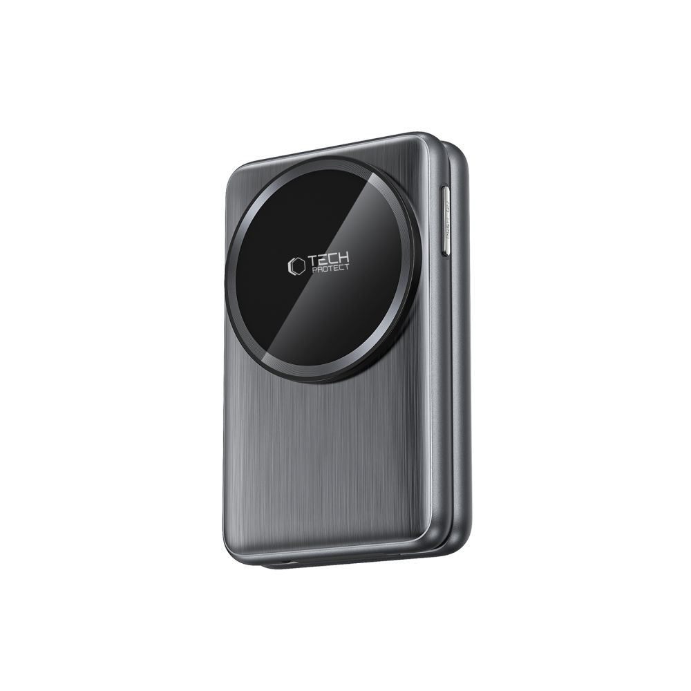Tech-protect Qi15w-a42 3in1 Mágneses Magsafe Vezeték Nélküli Töltő űrszürke-3