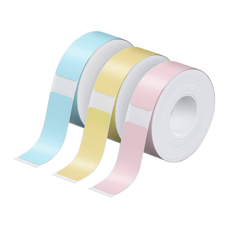 Nelko Thermal címke P21 nyomtatóhoz (Kék/Sárga/Rózsaszín, 1240mm)-0