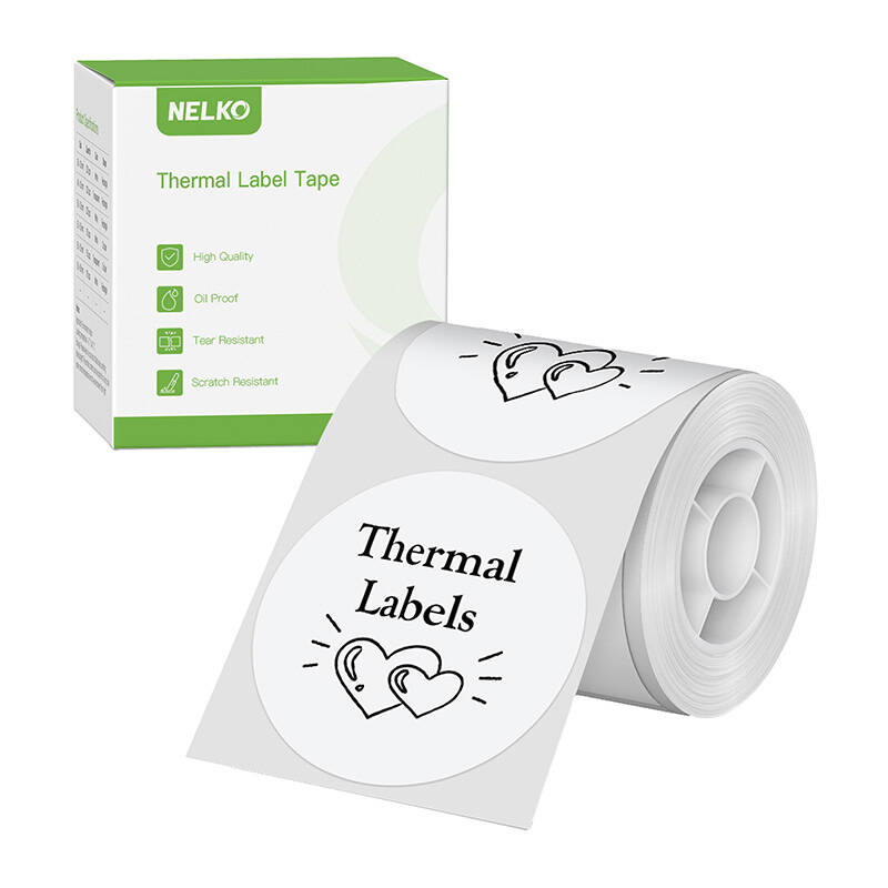 Nelko Thermal címke két hüvelykes címkenyomtatóhoz PM220 (Fehér, 5050mm), Termék kategóriája: Hőpapír, thermal papír, pénztárgépszalag-1