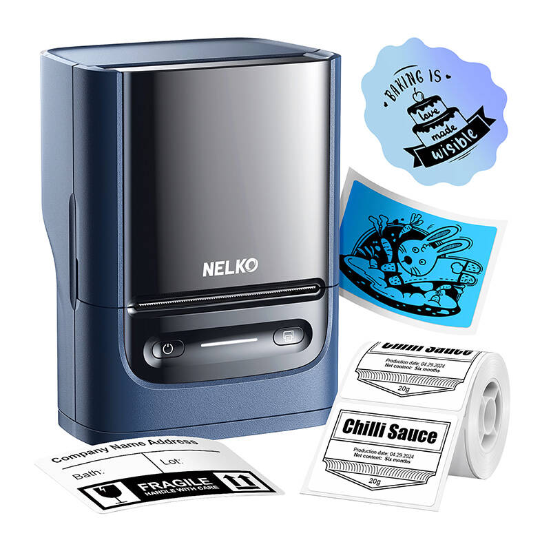 Nelko Thermal Label Printer PM220 (Kék)-2