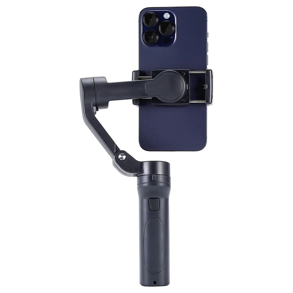  Techsuit - Telefon Gimbal (F5 Plus) - 3 tengelyes rázkódásgátlóval, Inception móddal, arckövetéssel, távirányítóval, összecsukható - fekete-2
