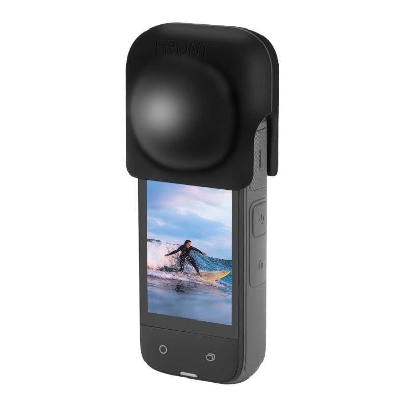 PULUZ szilikon lencsevédő az Insta360 X4-hez (fekete)-2