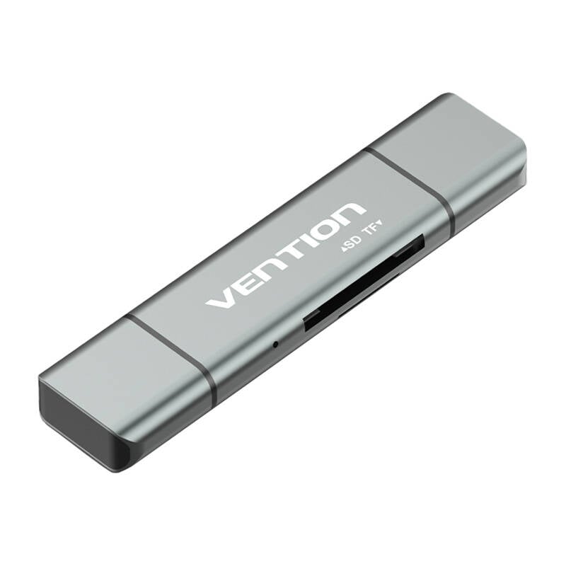 Multifunkciós USB2.0 Kártyaolvasó Vention CCJH0 Szürke-1