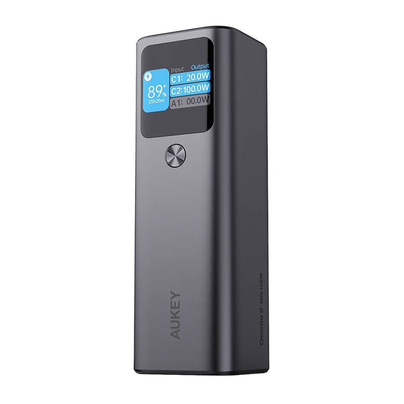 Aukey PB-Y45 Powerbank, 26800mAh, 140W PD3.1 (fekete)-0