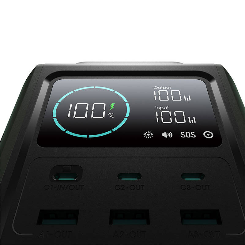 Joyroom JR-PBF10 Powerbank Kihúzható Fénnyel 100W 75000mAh-4
