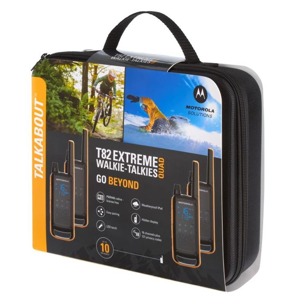 Motorola Talkabout T82 Extreme quad-pack Adóvevő-4