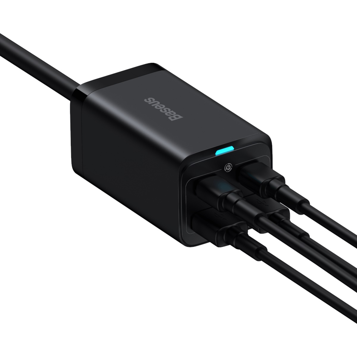 Baseus GaN3 Pro univerzális gyorstöltő 2 x USB Type C / 2x USB 100W PD3.0, QC4.0 + AFC fekete (CCGP000101)-5