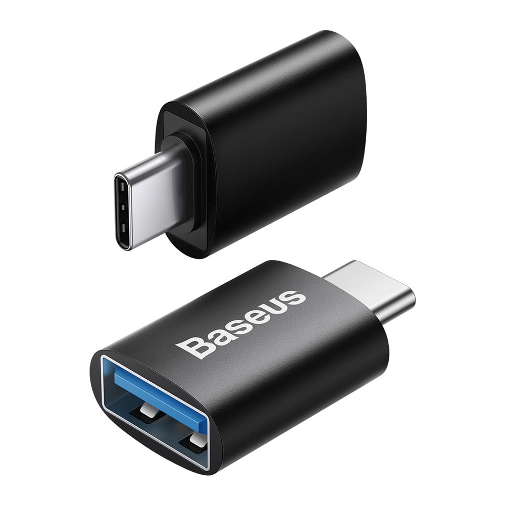 Baseus Ingenuity USB-C – USB-A OTG adapter (fekete)-2