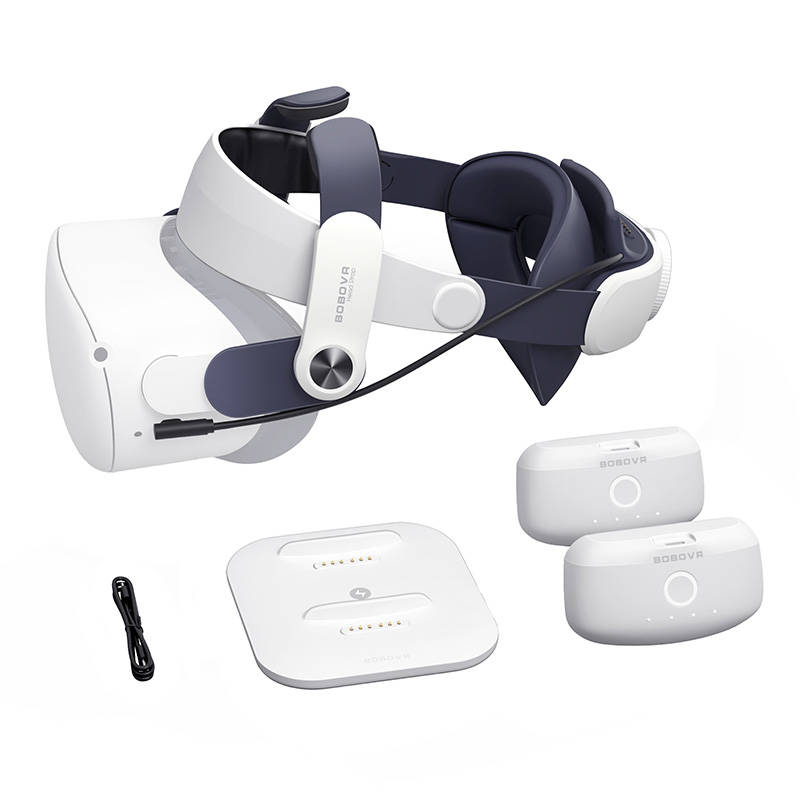 BOBOVR M2 Plus Pánt Kettős Akkumulátorral Oculus Quest 2-hez-0