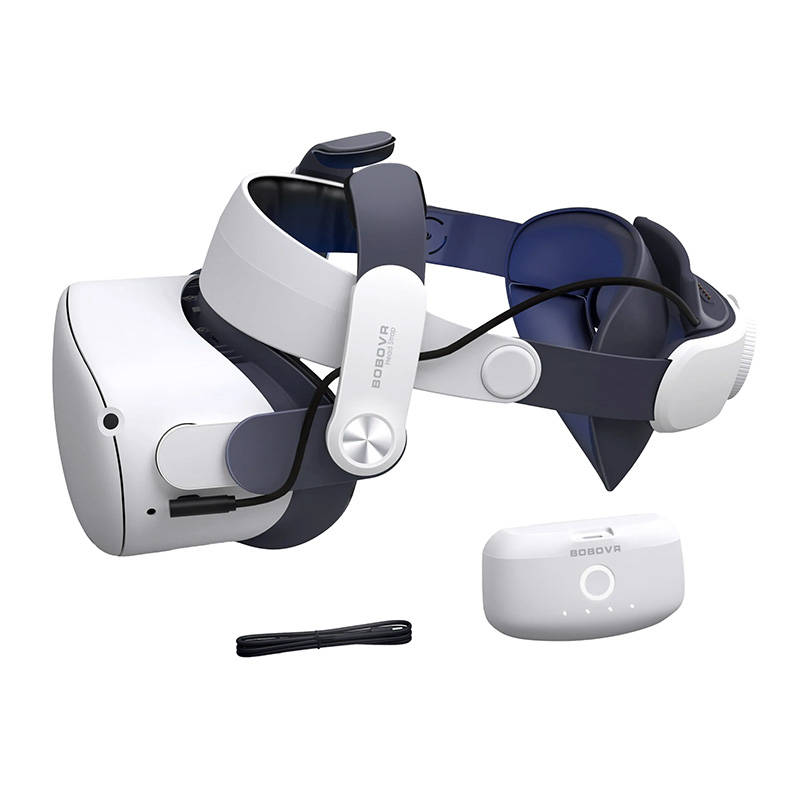 BOBOVR M2 Pro Fejpánt + Akkumulátor csomag Oculus Quest 2-höz-0
